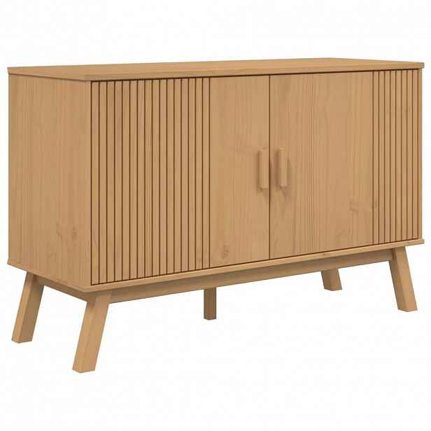 vidaXL Příborník OLDEN hnědý 114 x 43 x 73,5 cm masivní borové dřevo