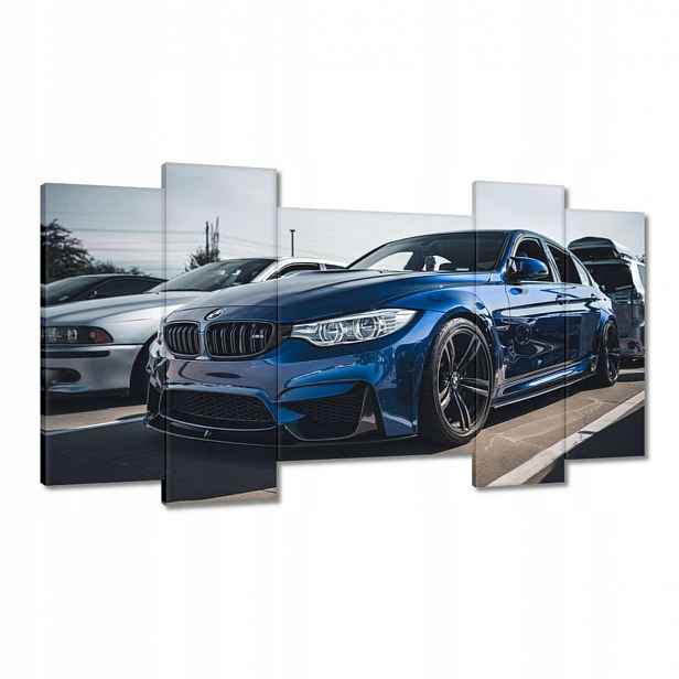 Obrazy 120x65 Modré Bmw M3 Auto