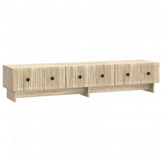 vidaXL Televizní skříň 147 x 34,5 x 30 cm Dub sonoma Kompozitní dřevo