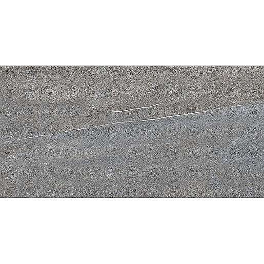 Dlažba Rako Quarzit tmavě šedá 30x60 cm mat DAKSE738.1