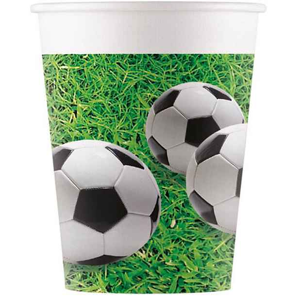 PROCOS Papírový kelímek 200ml fotbal 8ks