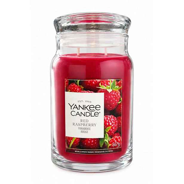 Yankee Candle sójová svíčka Red Raspberry Velká Nové balení 567 g