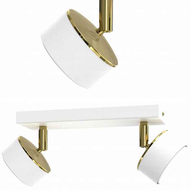 Stropní Svítidlo Stropní Svítidlo Stropní Reflektor Bílá Zlatá GX53 Polská Led Lampa