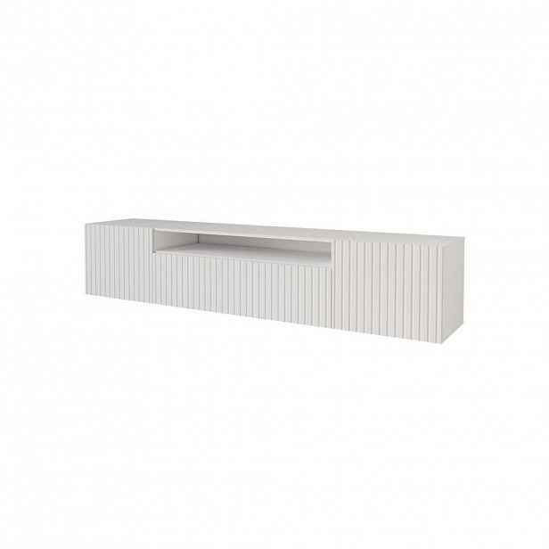 ALTDECOR NÍZKÁ komoda KITO-W 200 x 40 x 41 cm – bílá
