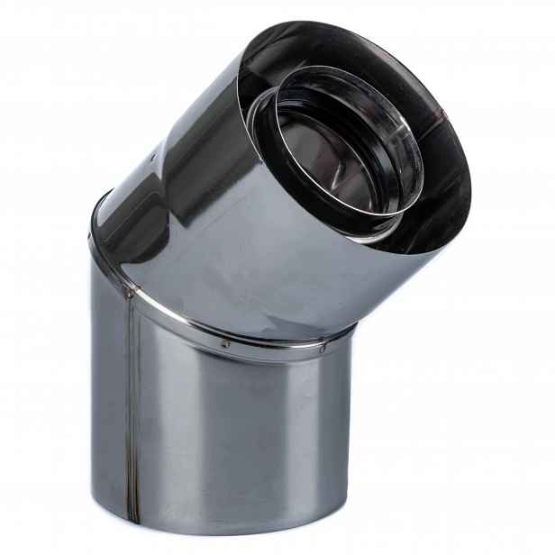 Kouřové koleno turbo 60/100 15° nerezové Spiroflex