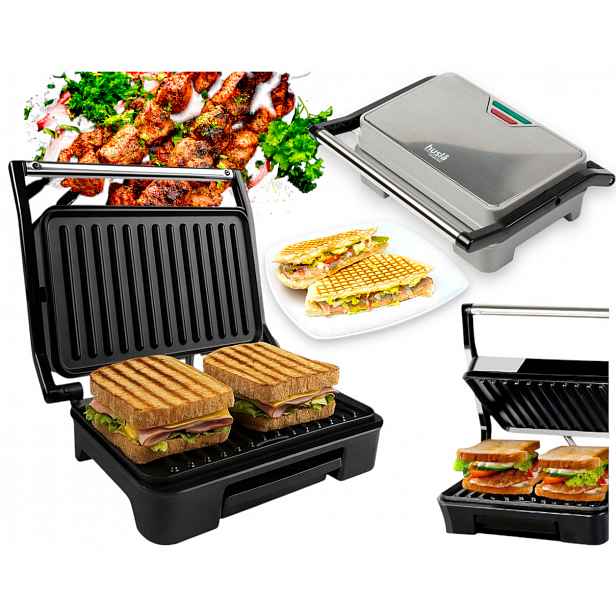 Sendvičovač Panini Elektrický Gril Na Sendviče Kontaktní Nonstick