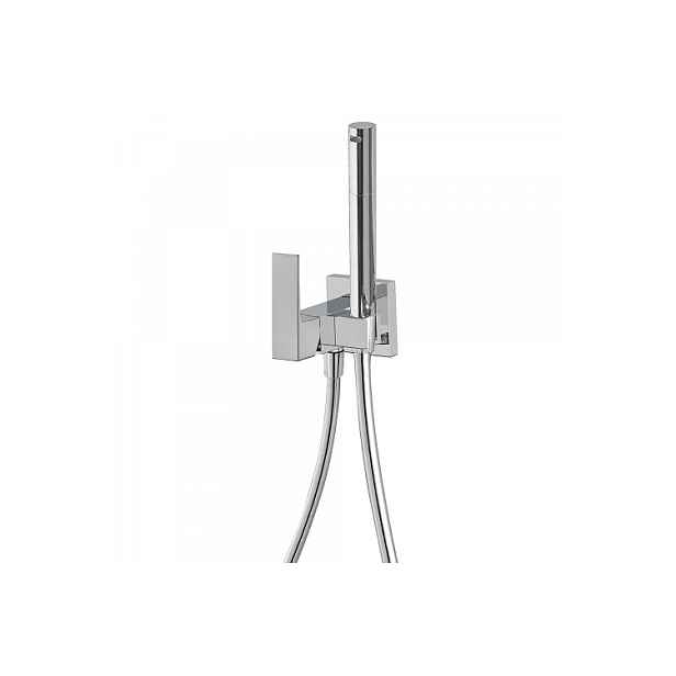 Tres CUADRO-TRES 00612302 Jednopáková podomítková baterie pro bidet WC - lesklý chrom
