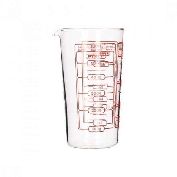 Vysoká odměrka, vyrobená z borosilikátového skla, 500 ml - PYREX