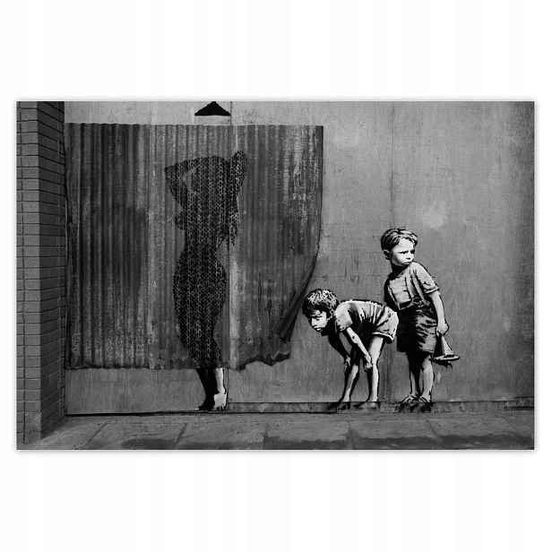 Fototapety 104x70 Banksy Laska Sprcha