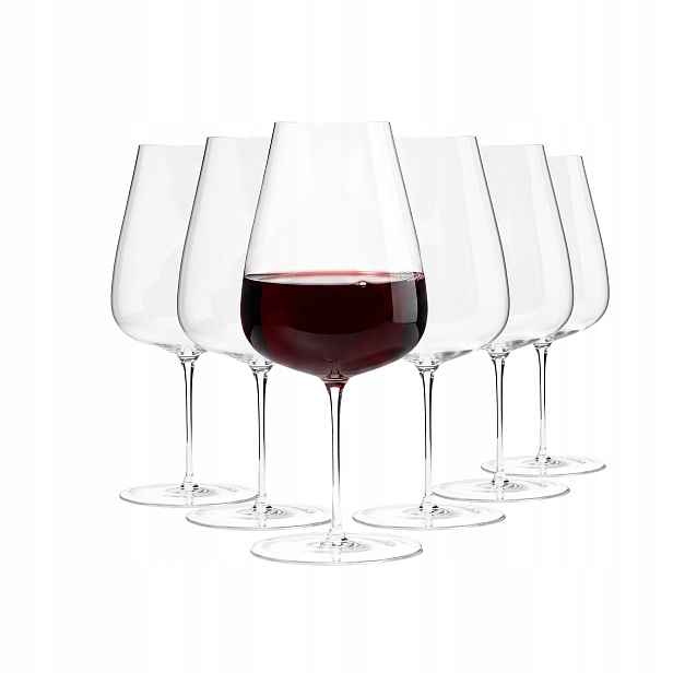 Skleničky na víno plné červené Krosno Sommelier, sada 6 ks, 940 ml