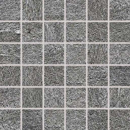 Mozaika Rako Quarzit tmavě šedá 30x30 cm mat DDM06738.1