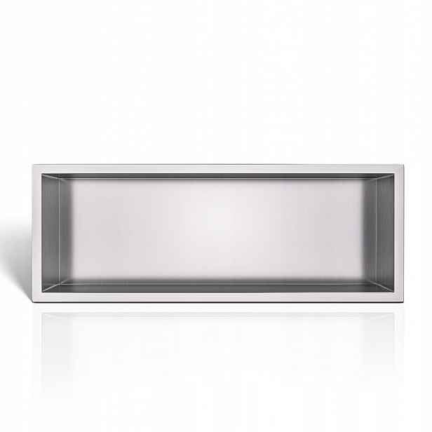 Výklenková police Balneo Wall-box One Inox z nerezové oceli 60x20x10 cm