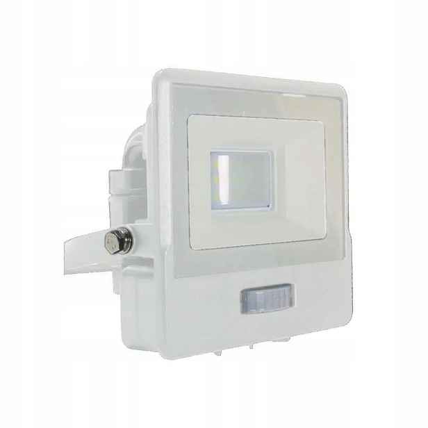 Led projektor V-tac 10W Samsung Chip senzor pohybu bílý s manžetou VT-118S 650