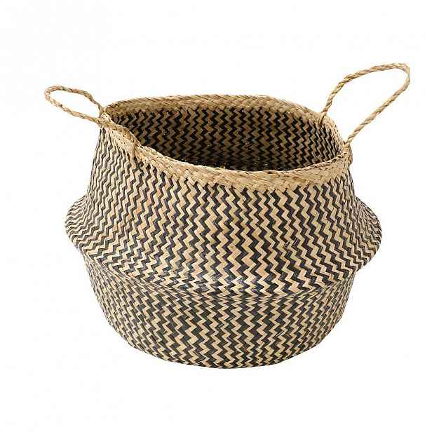 Úložný košík z mořské trávy Compactor Zic Zac, ⌀ 45 cm