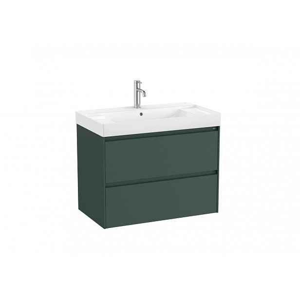 Koupelnová skříňka pod umyvadlo Roca Ona 80x64,5x46 cm zelená mat ONA802ZZM
