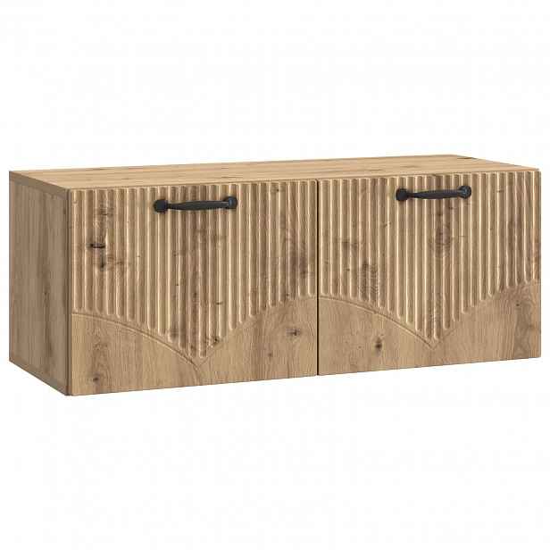 vidaXL Nástěnná TV skříň 78,5 x 31 x 30 cm Dub artisan