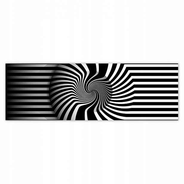 Plakáty 200x66 Abstrackja černobílá