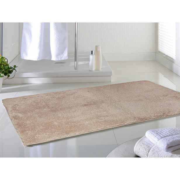 Koupelnová předložka 50x80 cm, velbloudí, sherpa fleece