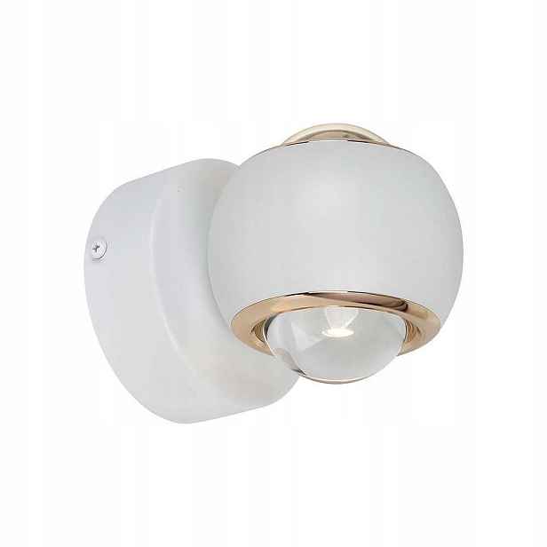 Nástěnná Led reflektorová lampa bílá zlatá do ložnice obývacího pokoje teplá V-tac