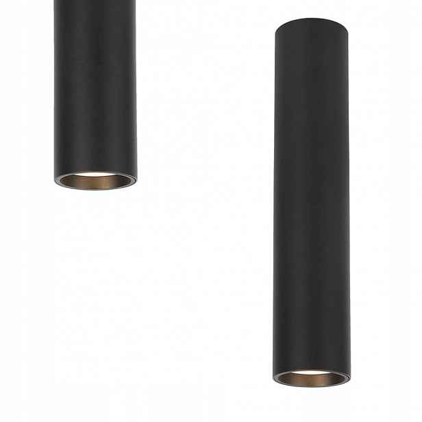 Černá hliníková nástěnná tuba Genesis Black 1xGU10 ML0387 Milagro