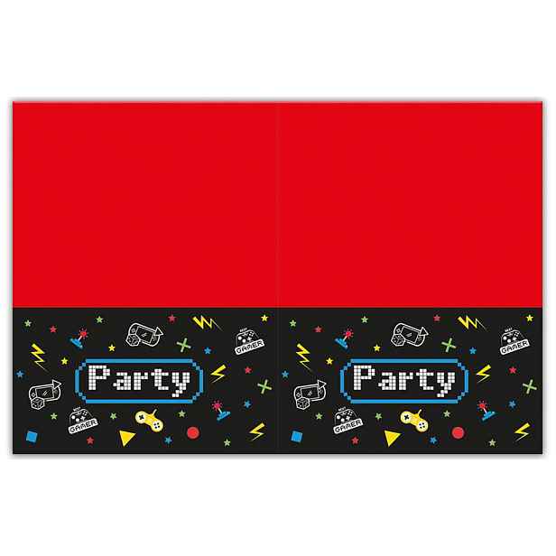 PROCOS Dětský plastový ubrus 120x180cm gamer