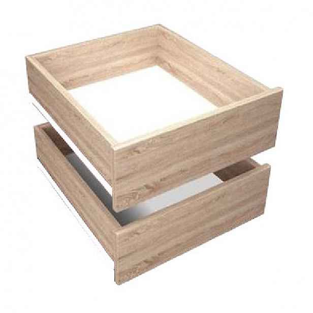 Set 2 šuplíků UNI do skříní š. 100 cm - dub sonoma