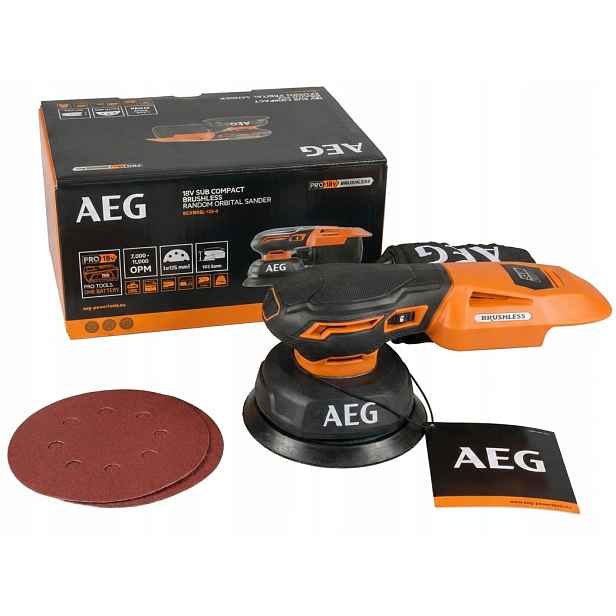 Subkompaktní oscilační bruska 18V 125 mm Aeg BEX18SBL-125-0