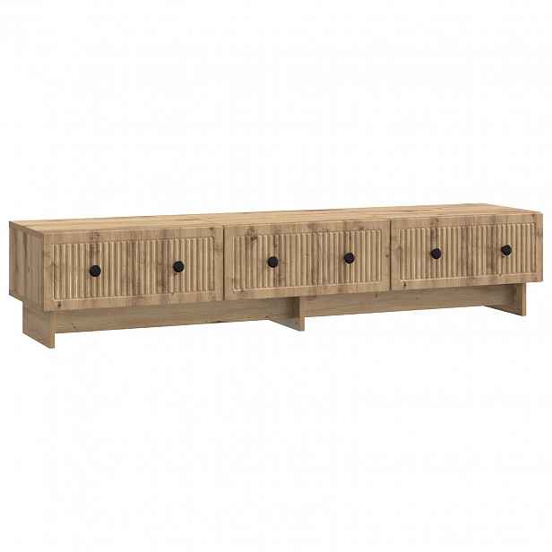vidaXL Televizní skříň 147 x 34,5 x 30 cm Dub artisan Kompozitní dřevo