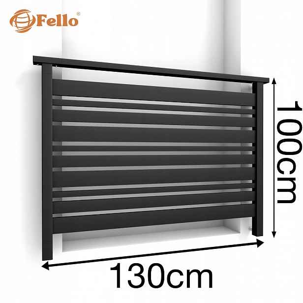 Multi Francouzský balkon 130 cm Zábradlí Ral