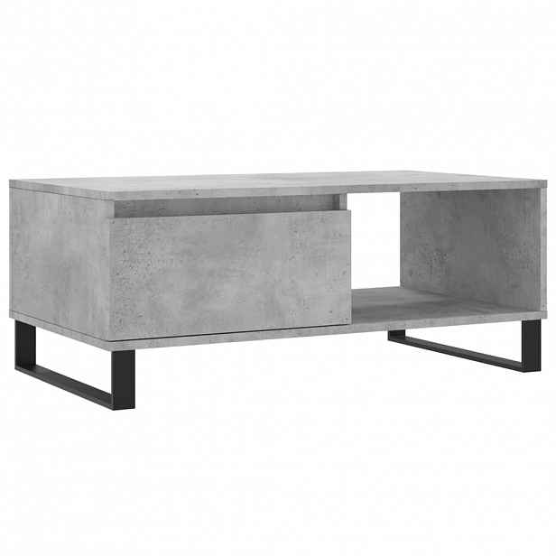 vidaXL Konferenční stolek betonově šedý 90x50x36,5 cm kompozitní dřevo