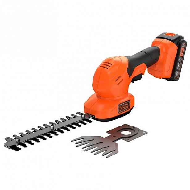 Akumulátorové nůžky na trávu a živý plot Black+Decker BCSS18D1-QW