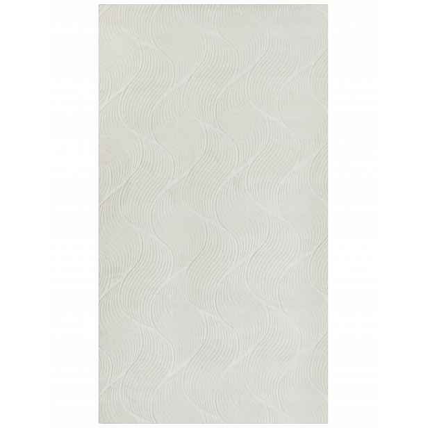 Koberec Moderní Sater 80x150 cm Krémový měkký koberec do obývacího pokoje Ložnice