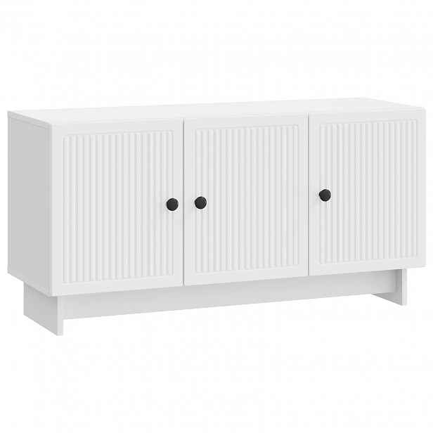 vidaXL Televizní skříň Bílá 99 x 34,5 x 50 cm Kompozitní dřevo