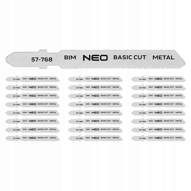 Pilový List pro přímočaré pily Neo Tools 57-768-25 25KUSŮ
