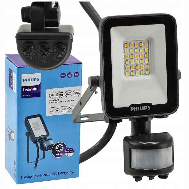 Halogenový Led reflektor Philips 10W 1200lm Cct s pohybovým senzorem detektoru