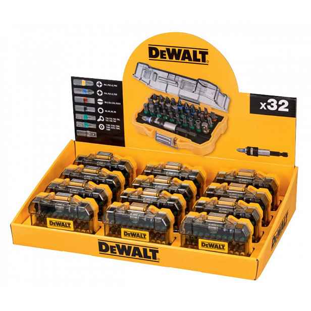 DeWALT - 32 dílná sada bitů, 12 ks DT7969M