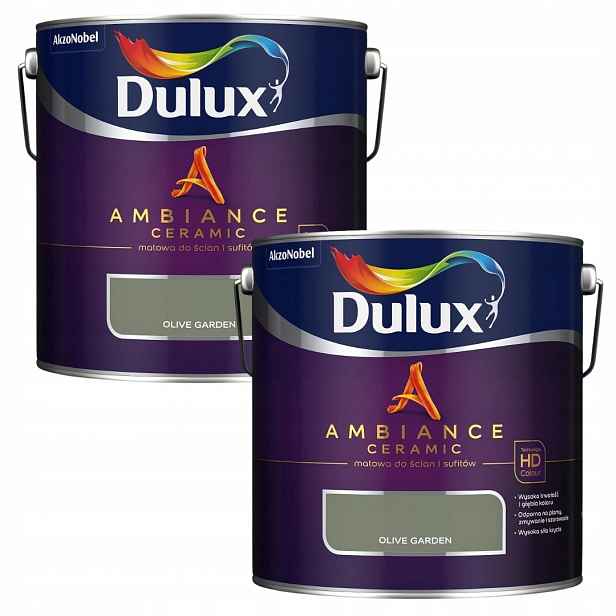 Set Dulux 2x2,5L Ambiance Ceramic Barva Keramická Olive Garden 5L