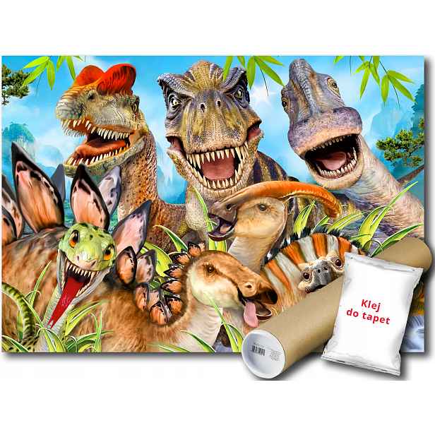Vliesová fototapeta Zvířata Dinosauři 254x184