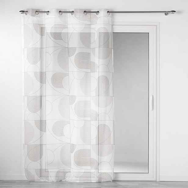 Bílá voálová záclona 140x280 cm Esquisse – douceur d'intérieur