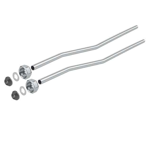 Eco produkty Připojovací kovové trubičky mezi nástěnnou baterii a ohřívač 3/8" x 10 mm - 40 cm