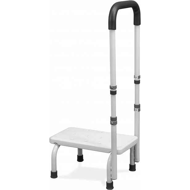 Schůdky do vany s madlem, 5 úrovní nastavení výšky – nosnost 180 kg