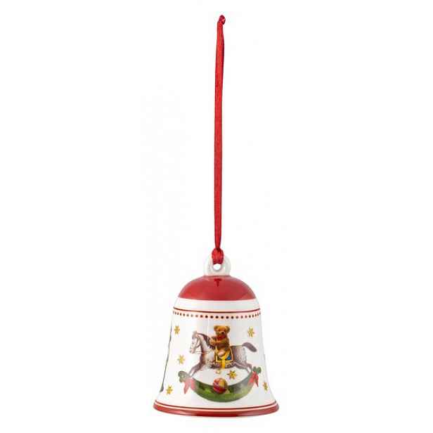 Villeroy & Boch My Christmas Tree ozdoba zvoneček, červený