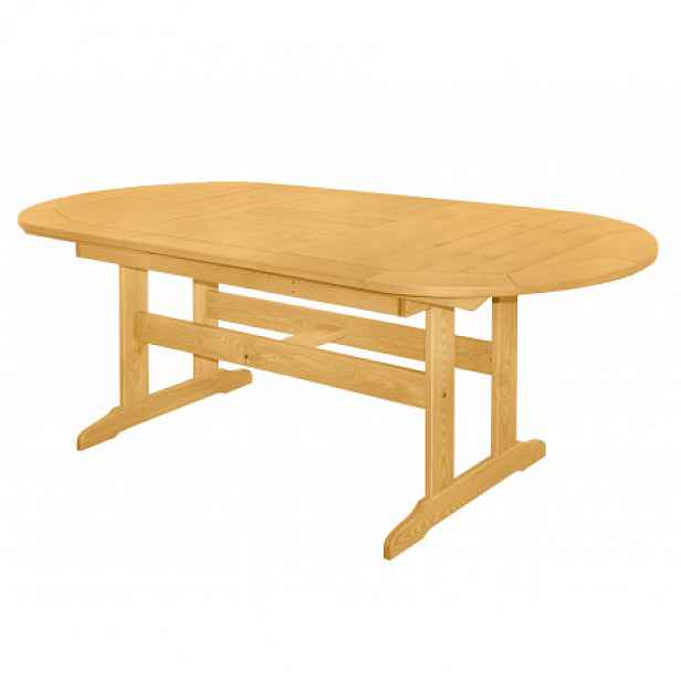 Doppler DOVER - zahradní dřevěný rozkládací stůl ze severské borovice 160/210 x 90 x 74 cm