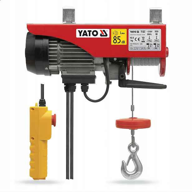 Elektrický Lanový Naviják Zvedák 500W 125/250KG Solo Yato YT-5901