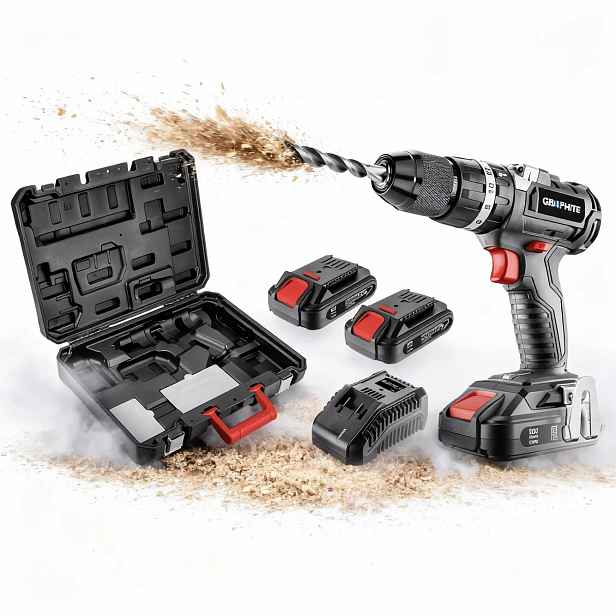 Graphite Aku Vrtačka bezs 18V Li-Ion 2x2Ah 58G020-SET2