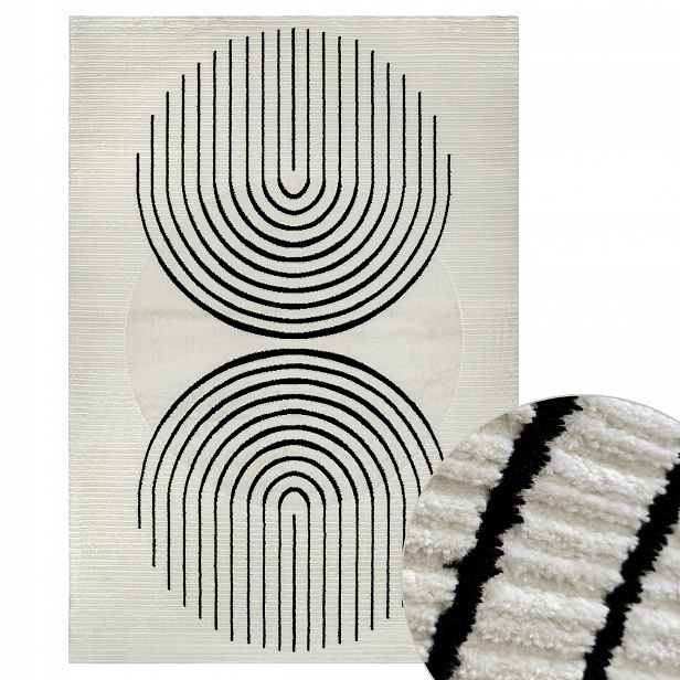 Koberec AURRA1 80X150 CM Geometrický do obývacího pokoje ložnice moderní a moderní