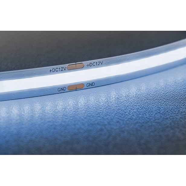 Led pásek Cob 12V, 320LED/m, 8 mm, 8 W/m, bez gelu, studená bílá LD-COB12V-20-
