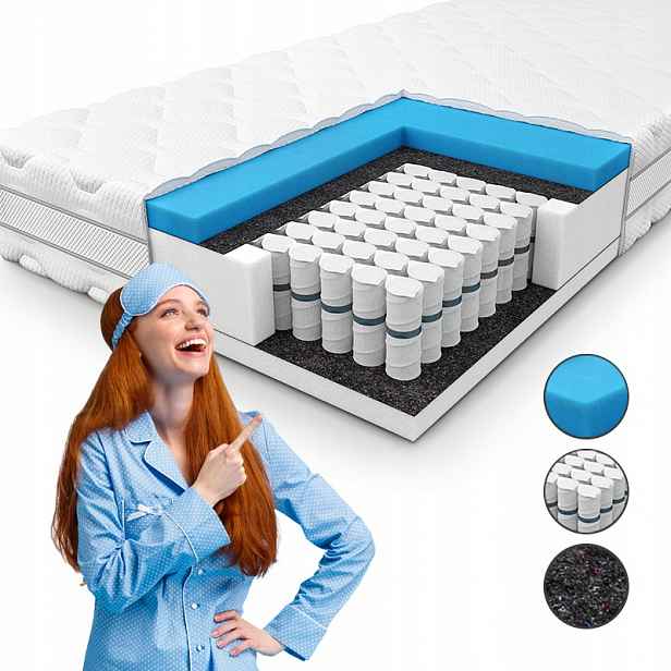 Matrace 90x200 oboustranná středně tvrdá Comfy Support Pan Matrace