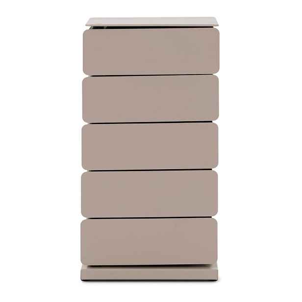 Taupe kovová komoda 37x72x26 cm Joey – Spinder Design