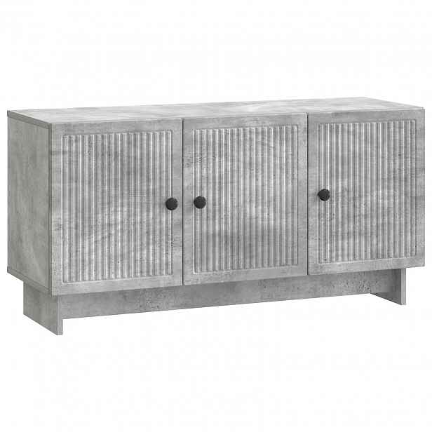 vidaXL Televizní skříň 99 x 34,5 x 50 cm Betonově šedá